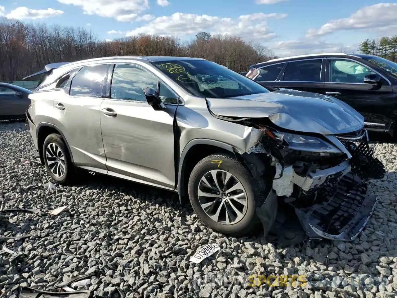 4 Photograph of a damaged car JTJHZKFA2L2022320 LEXUS RX350 2020