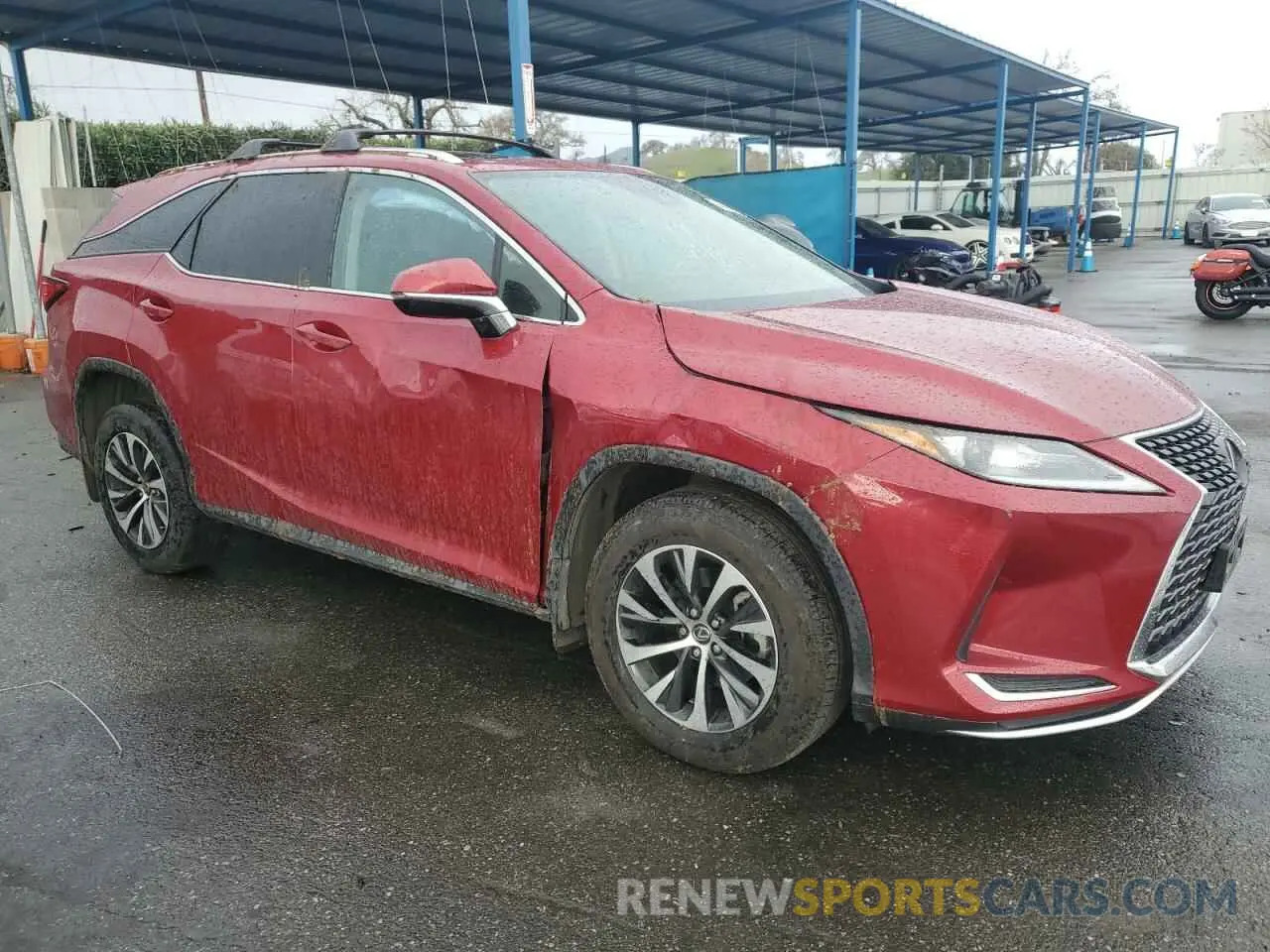 4 Photograph of a damaged car JTJHZKFA2L2024522 LEXUS RX350 2020