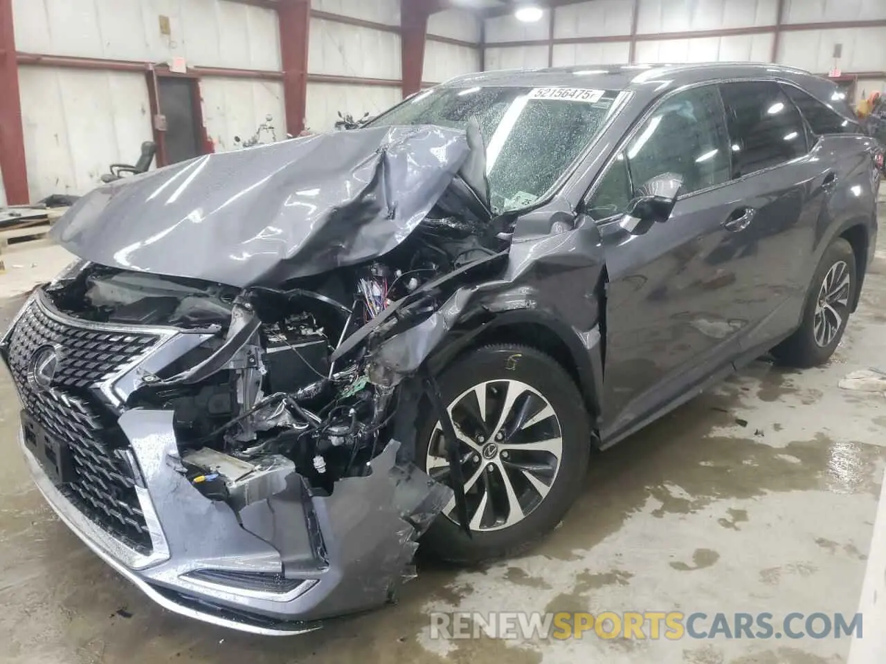 1 Photograph of a damaged car JTJHZKFA6L2026385 LEXUS RX350 2020