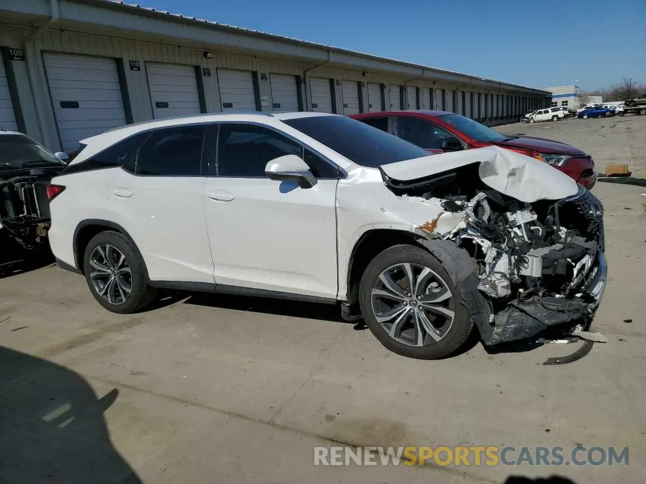 4 Photograph of a damaged car JTJHZKFA7L2025617 LEXUS RX350 2020