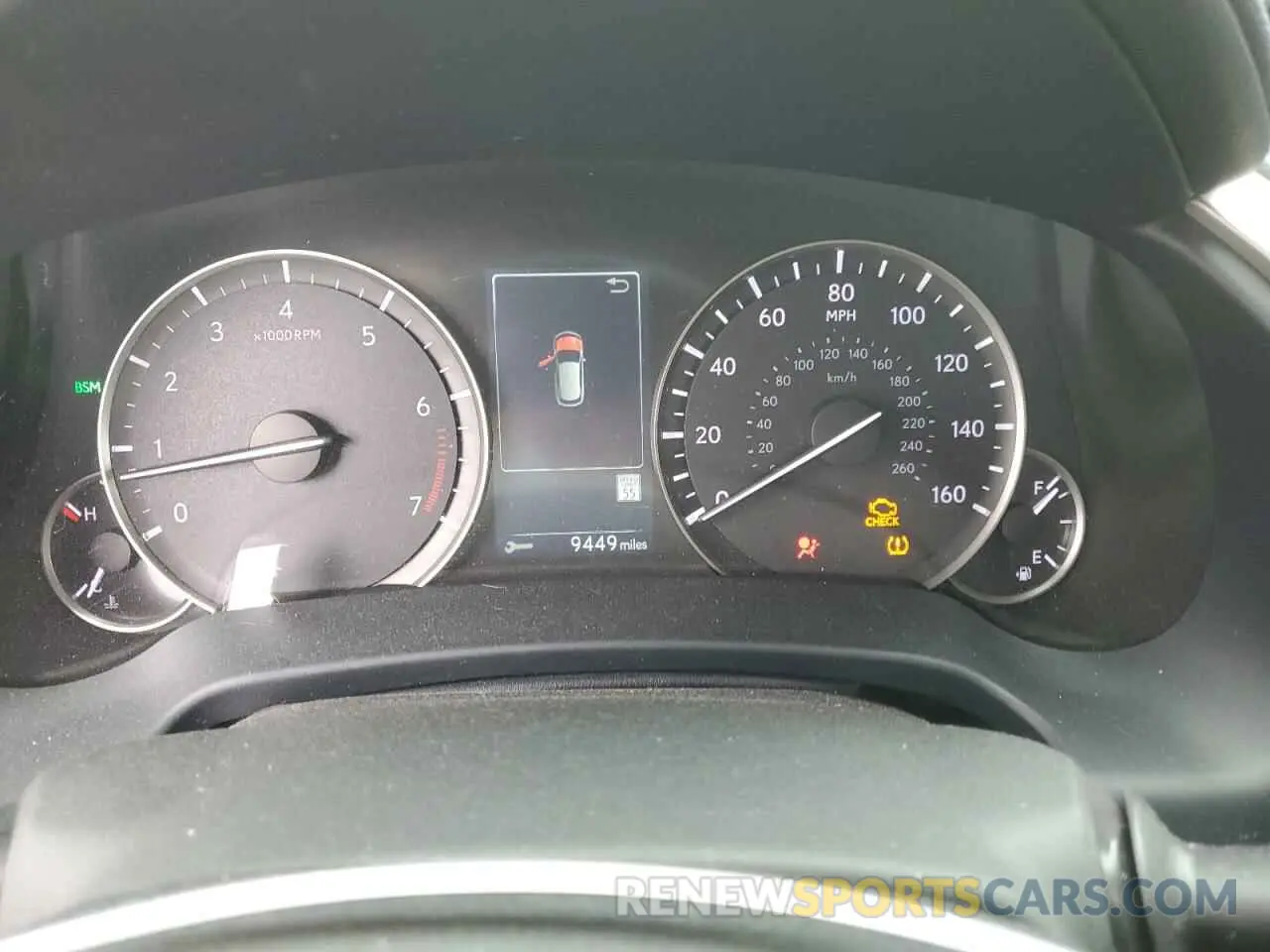 9 Photograph of a damaged car JTJHZKFA7L2025617 LEXUS RX350 2020