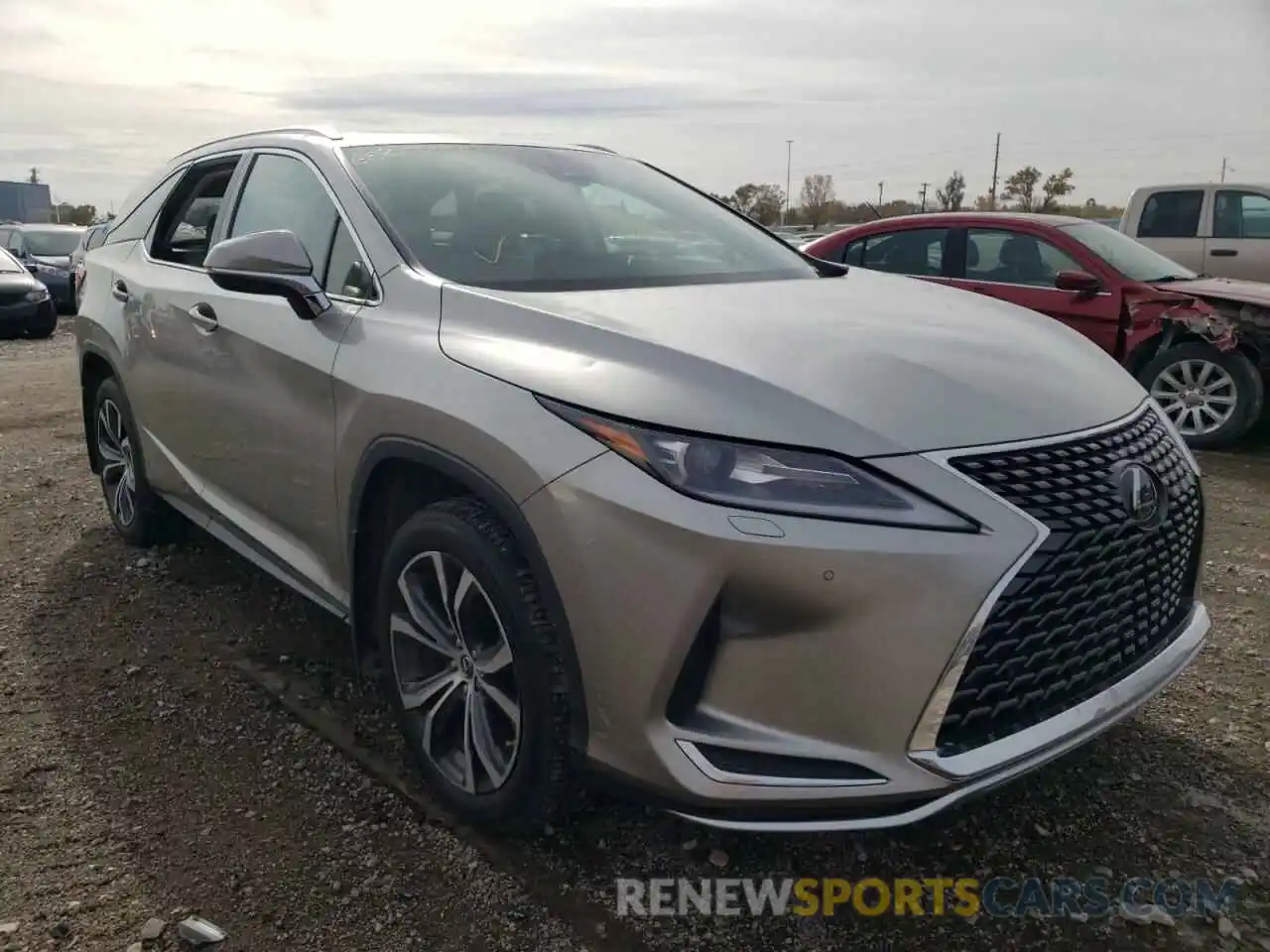 1 Photograph of a damaged car JTJHZKFAXL2023845 LEXUS RX350 2020