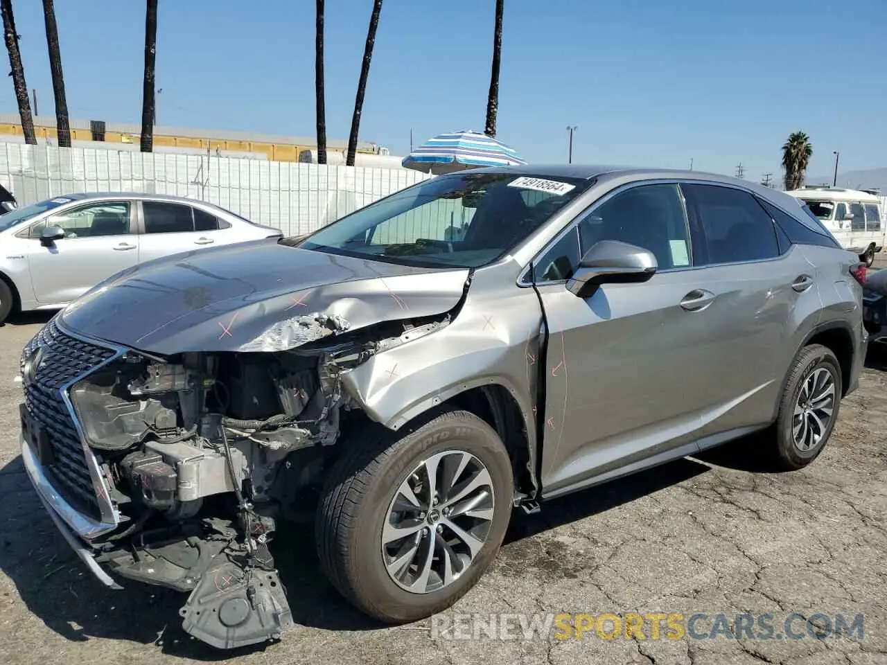 1 Photograph of a damaged car 2T2AZMAA0MC192732 LEXUS RX350 2021