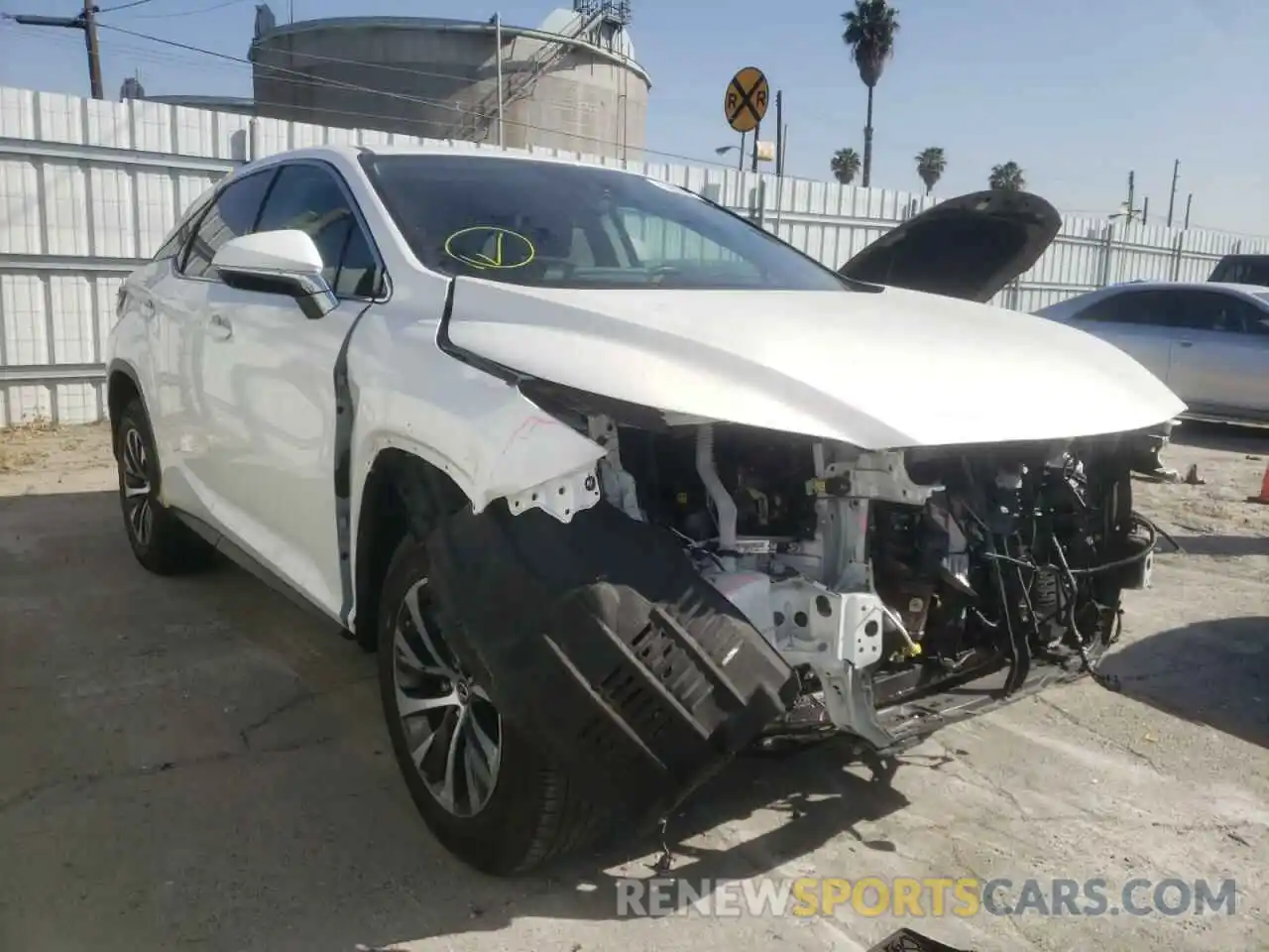 1 Photograph of a damaged car 2T2AZMAA1MC184364 LEXUS RX350 2021