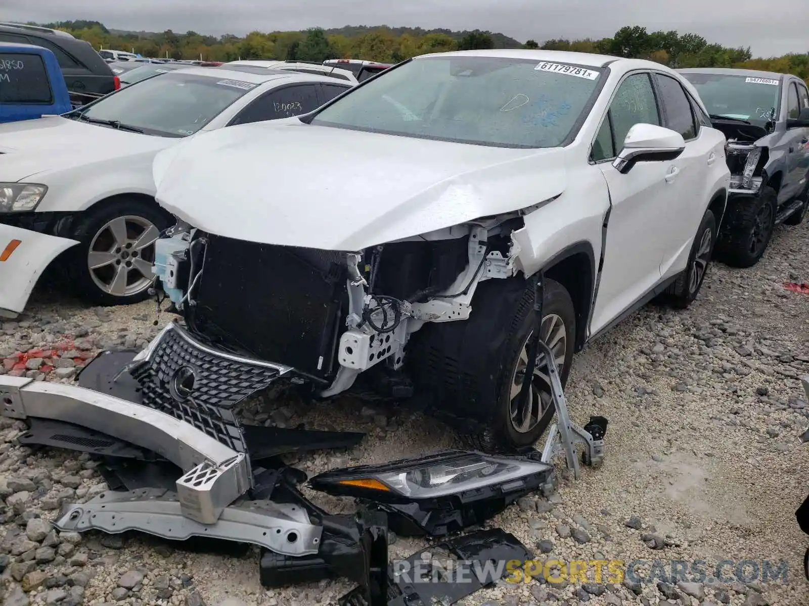 2 Photograph of a damaged car 2T2AZMAA2MC199908 LEXUS RX350 2021