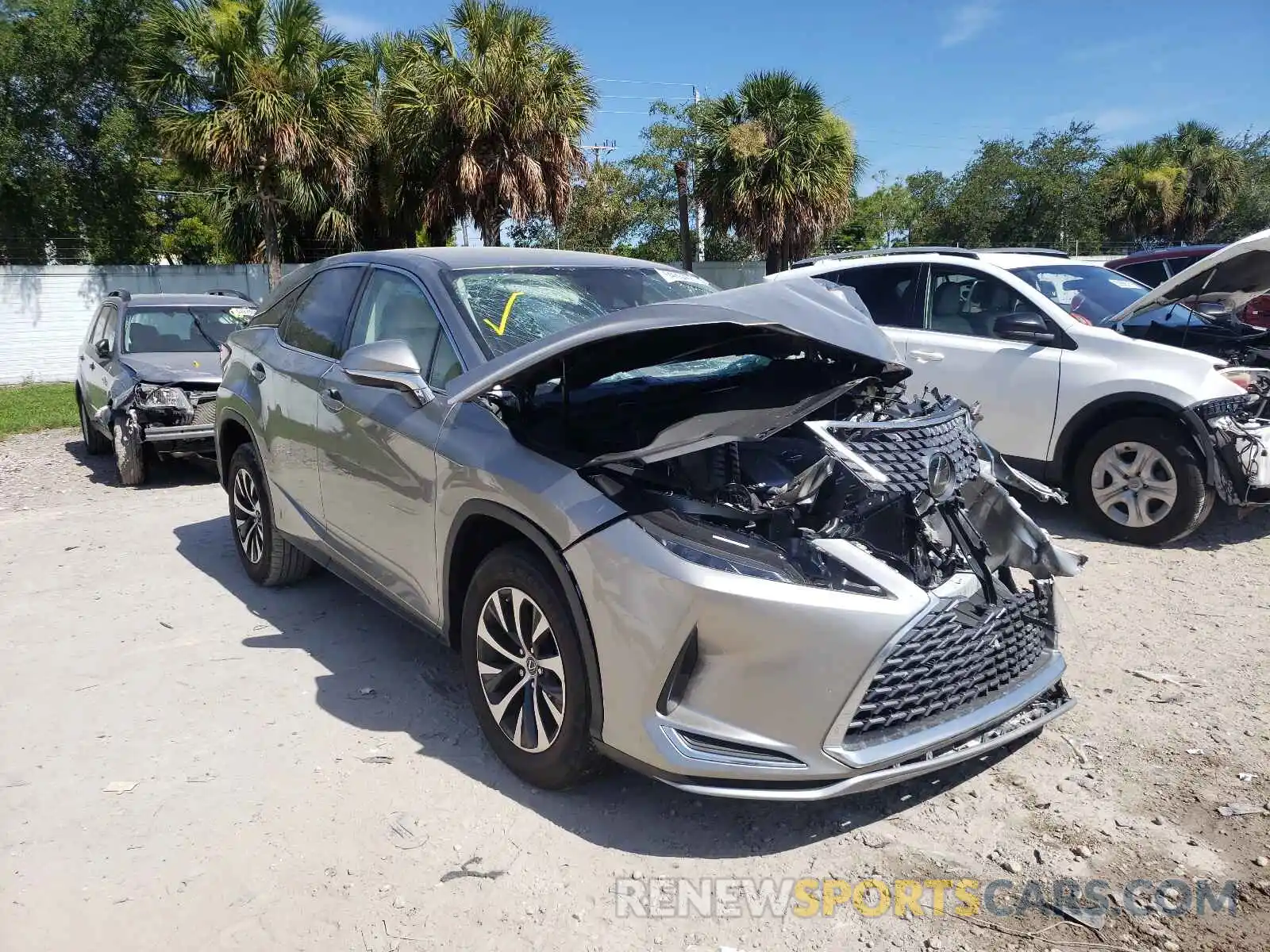 1 Photograph of a damaged car 2T2AZMAA6MC210702 LEXUS RX350 2021