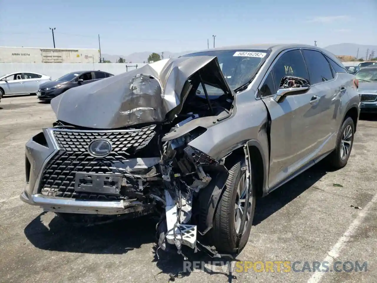 2 Photograph of a damaged car 2T2AZMAA7MC205900 LEXUS RX350 2021