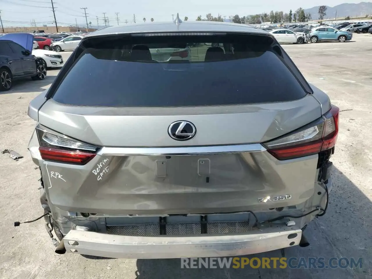 6 Photograph of a damaged car 2T2AZMAA8MC202861 LEXUS RX350 2021