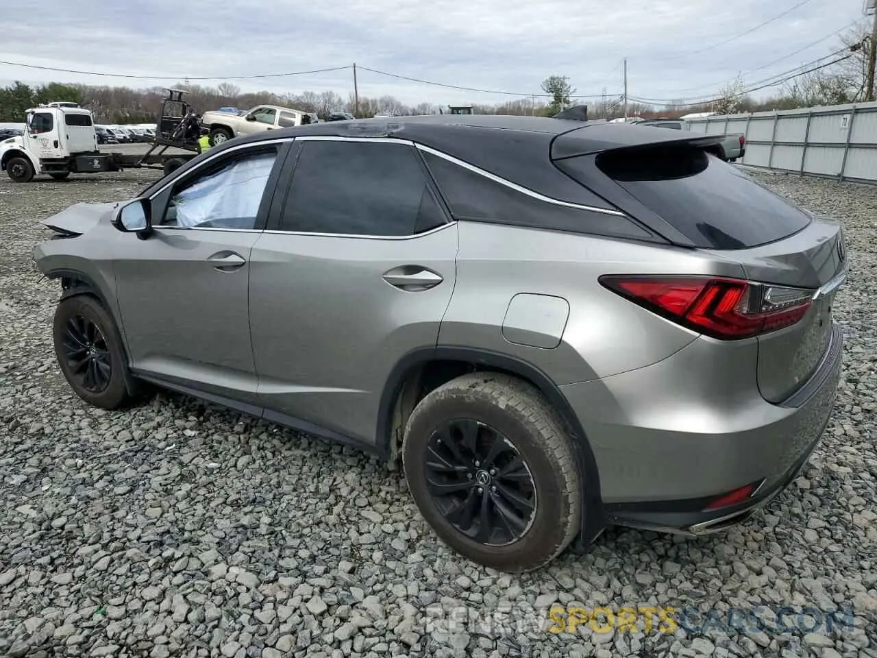 2 Photograph of a damaged car 2T2AZMDA0MC301668 LEXUS RX350 2021