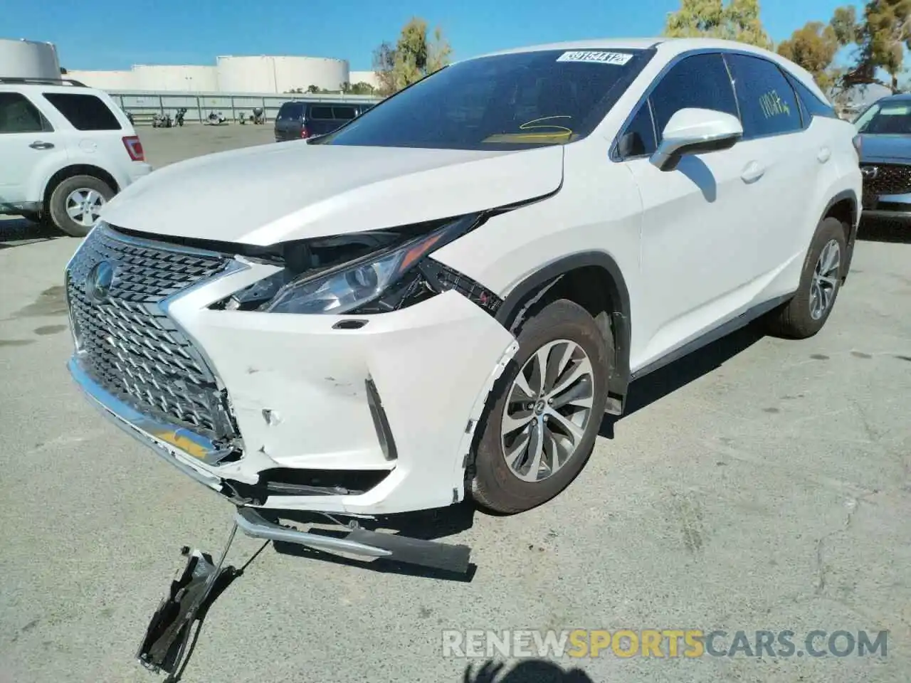 2 Photograph of a damaged car 2T2AZMDA1MC266767 LEXUS RX350 2021