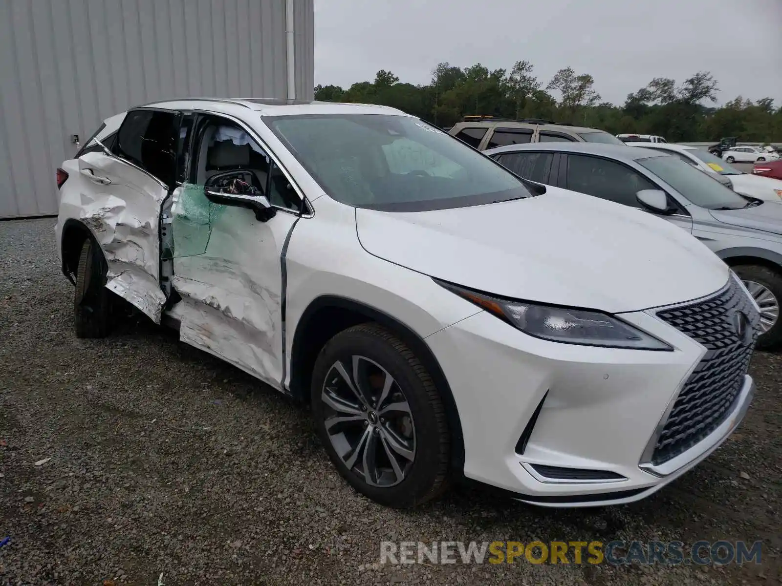 1 Photograph of a damaged car 2T2HZMAA0MC184788 LEXUS RX350 2021