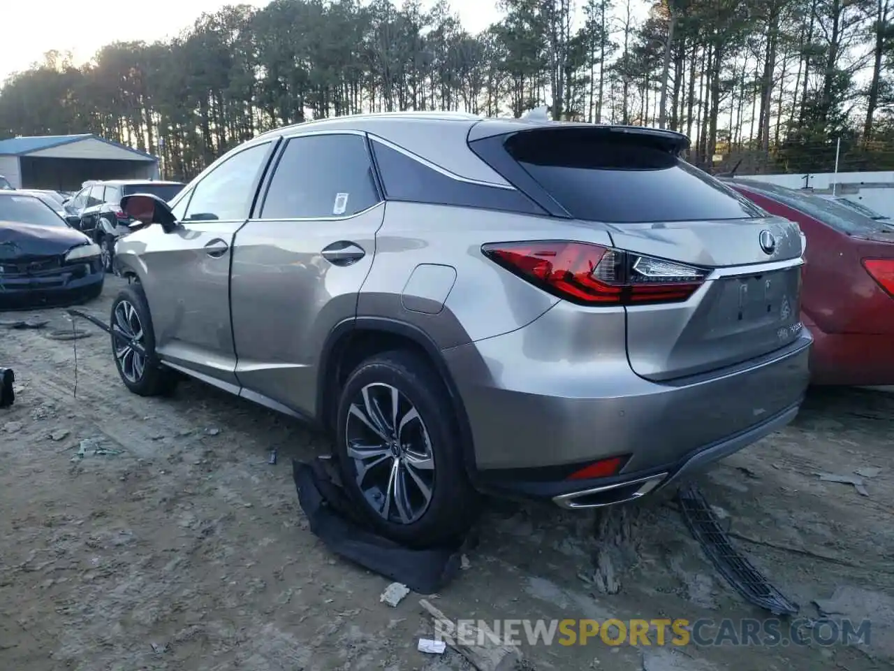 2 Photograph of a damaged car 2T2HZMAA0MC190655 LEXUS RX350 2021