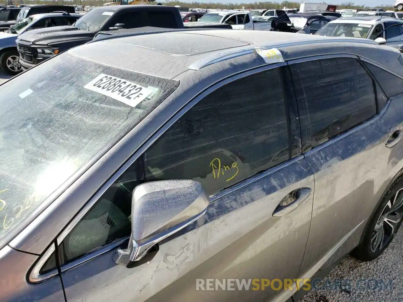 9 Photograph of a damaged car 2T2HZMAA0MC194852 LEXUS RX350 2021