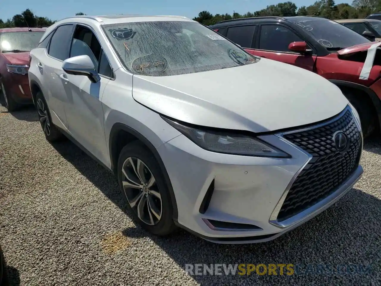 1 Photograph of a damaged car 2T2HZMAA0MC211620 LEXUS RX350 2021