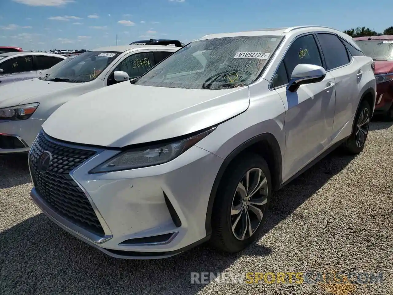 2 Photograph of a damaged car 2T2HZMAA0MC211620 LEXUS RX350 2021