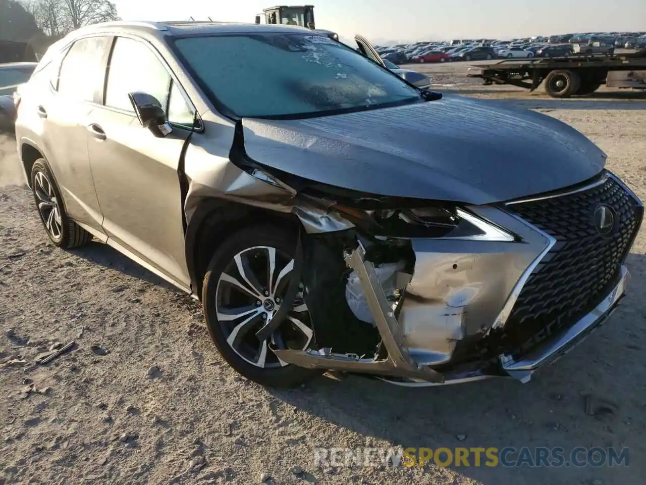 1 Photograph of a damaged car 2T2HZMAA0MC218521 LEXUS RX350 2021