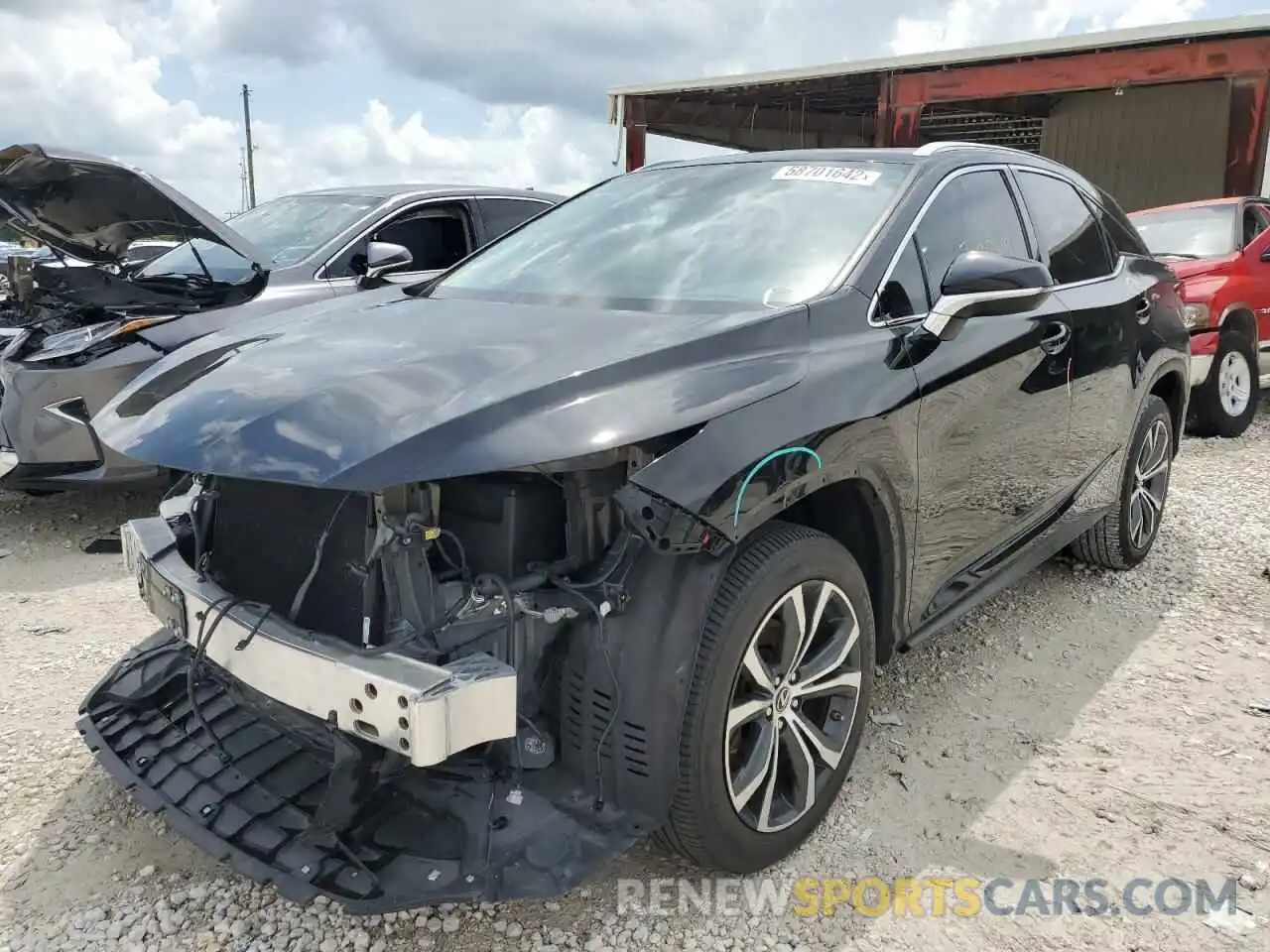 2 Photograph of a damaged car 2T2HZMAA1MC182502 LEXUS RX350 2021