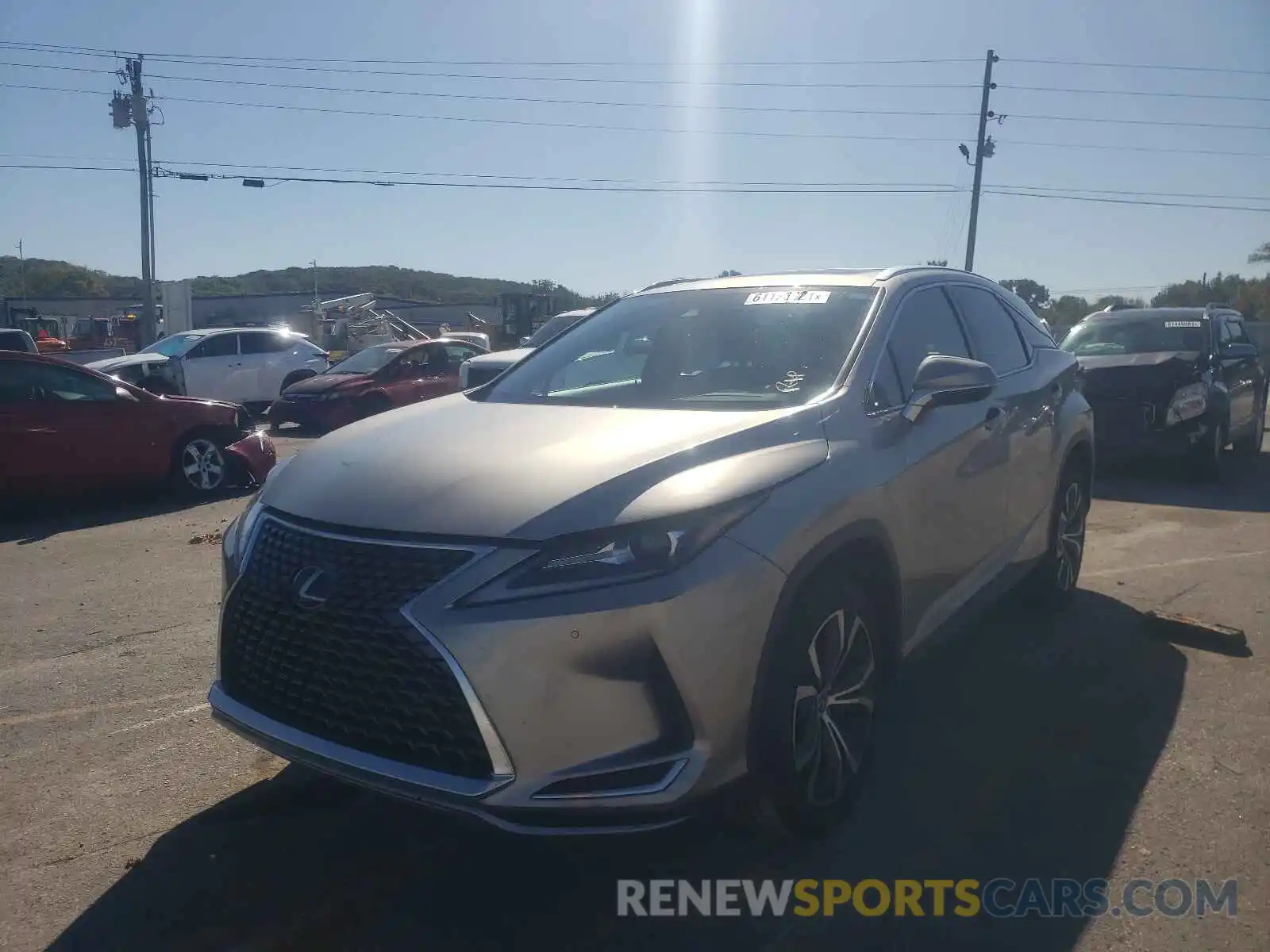 2 Photograph of a damaged car 2T2HZMAA1MC183228 LEXUS RX350 2021