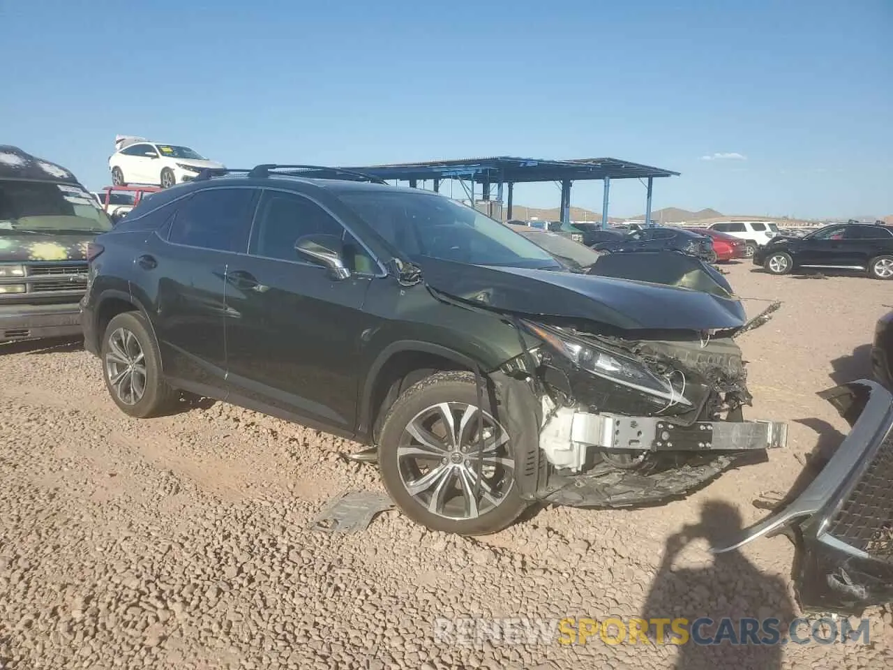 4 Photograph of a damaged car 2T2HZMAA1MC200464 LEXUS RX350 2021