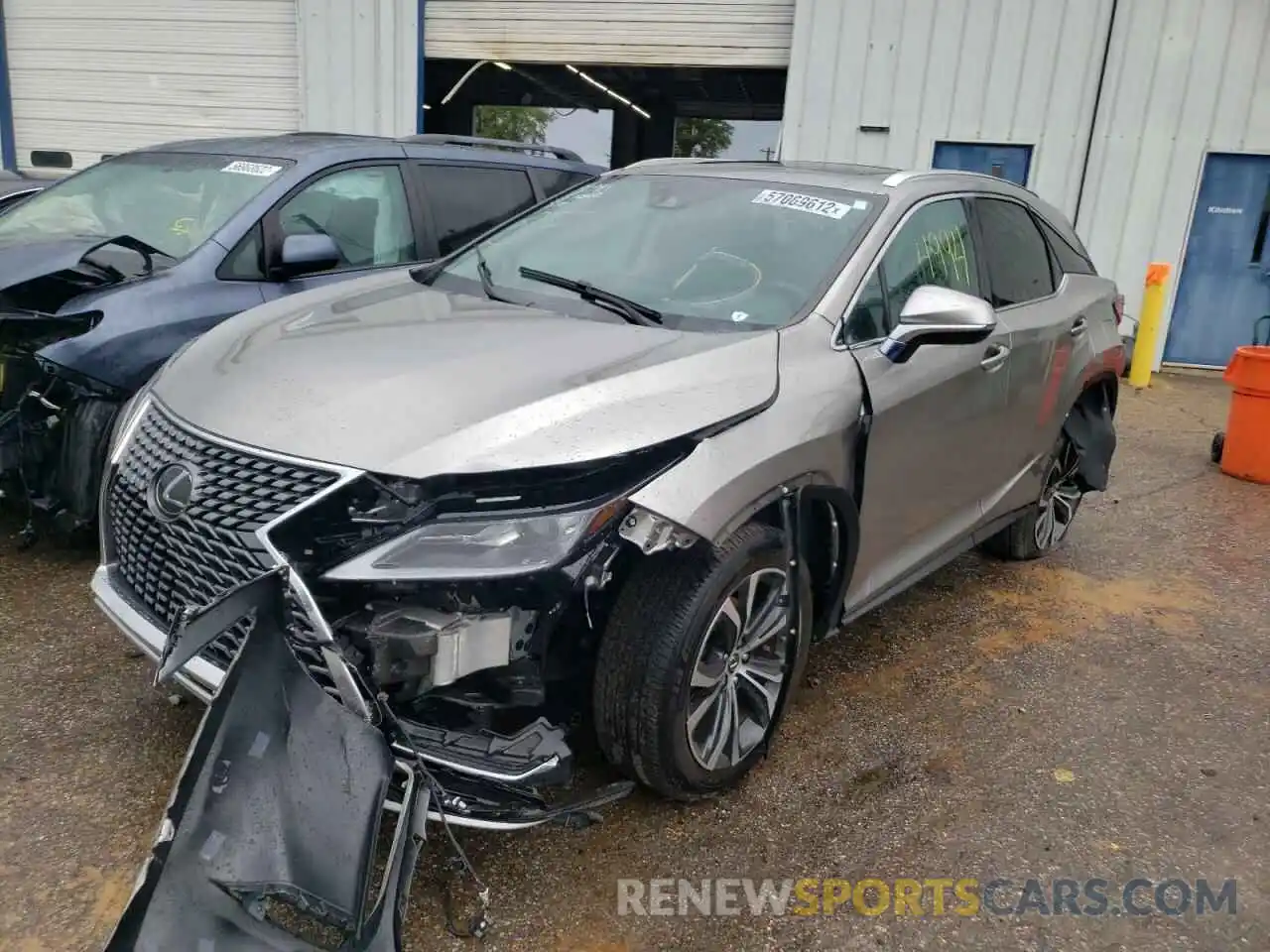 2 Photograph of a damaged car 2T2HZMAA1MC203946 LEXUS RX350 2021