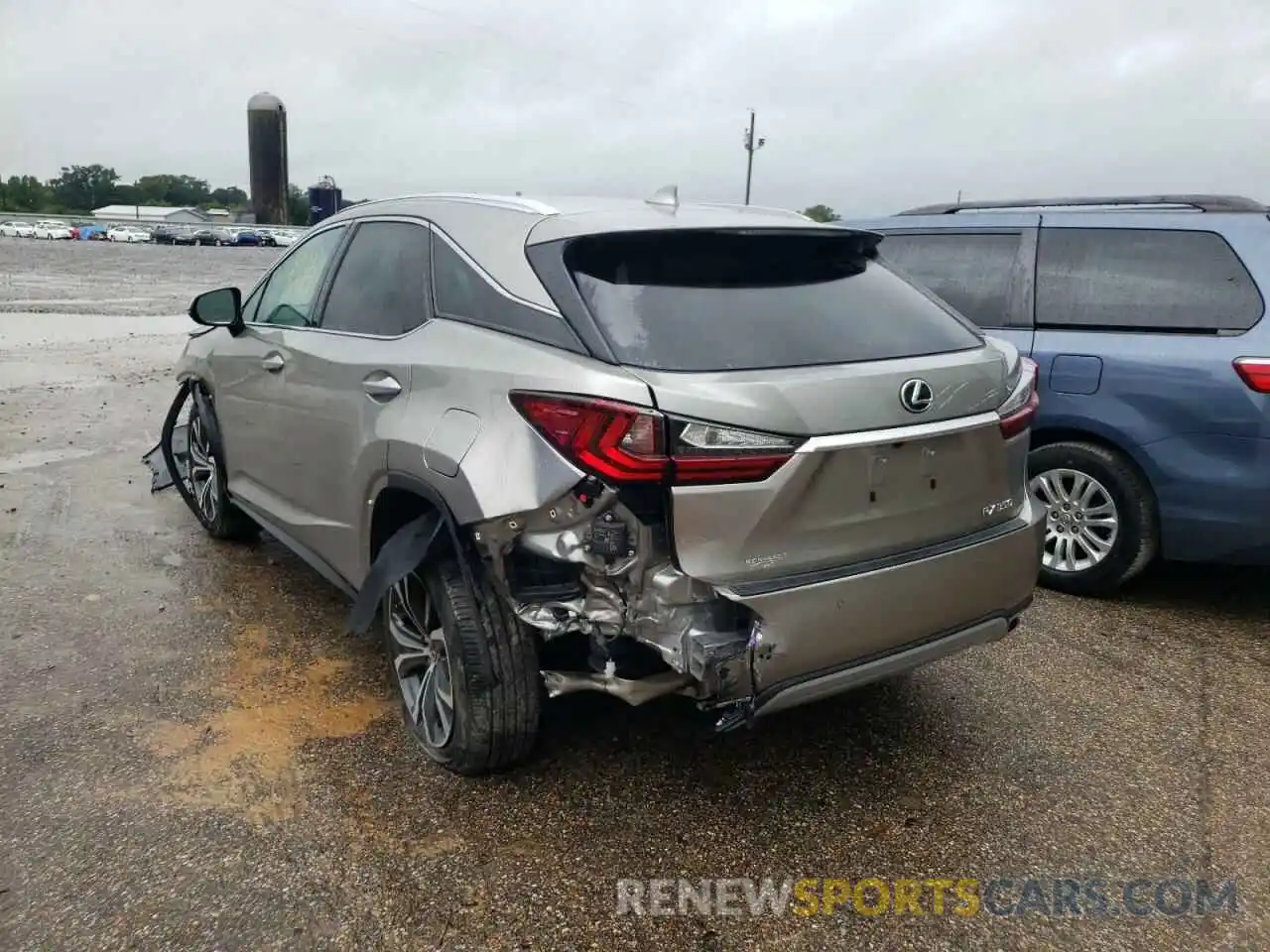 3 Photograph of a damaged car 2T2HZMAA1MC203946 LEXUS RX350 2021