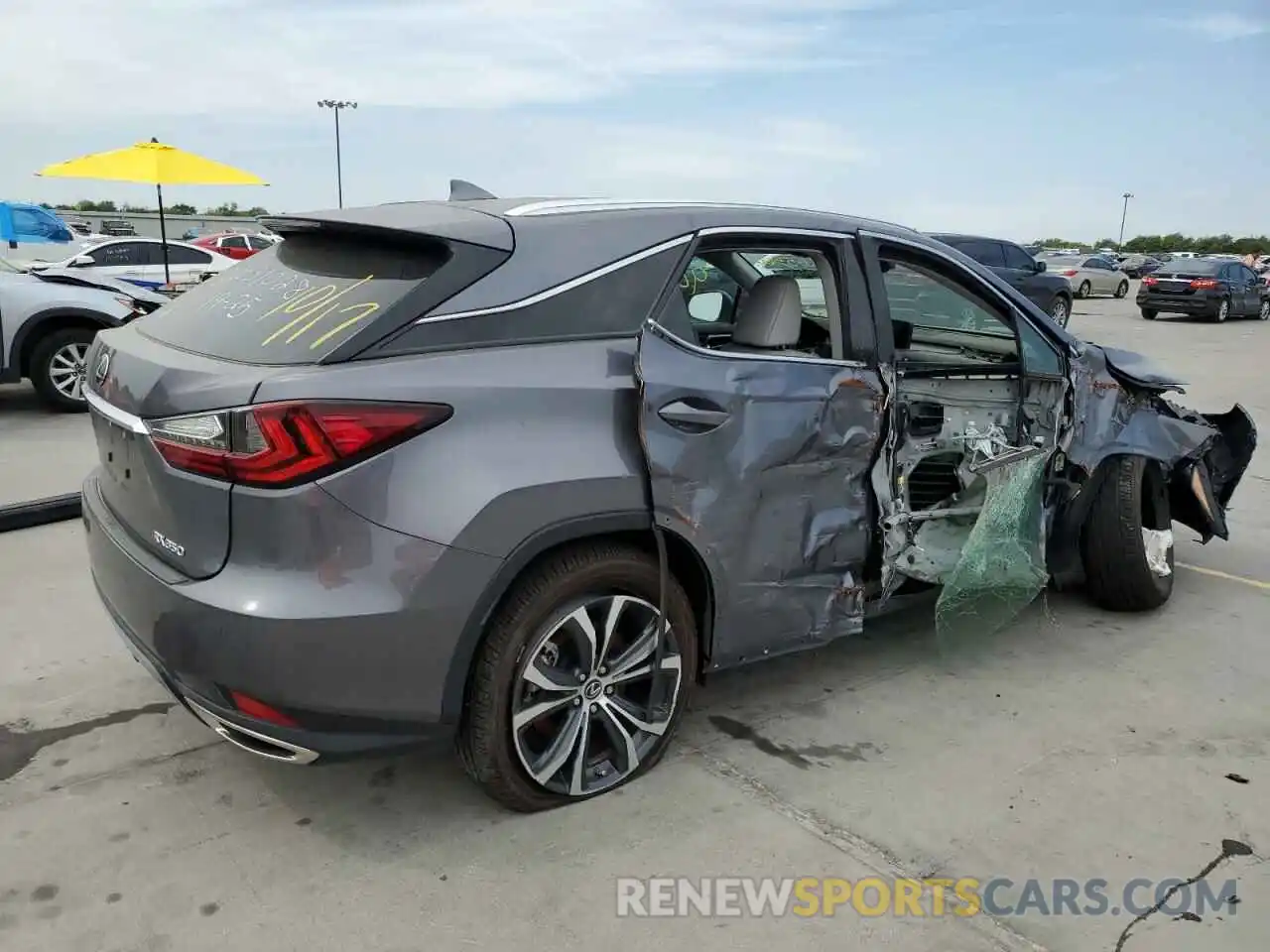 4 Photograph of a damaged car 2T2HZMAA1MC205566 LEXUS RX350 2021