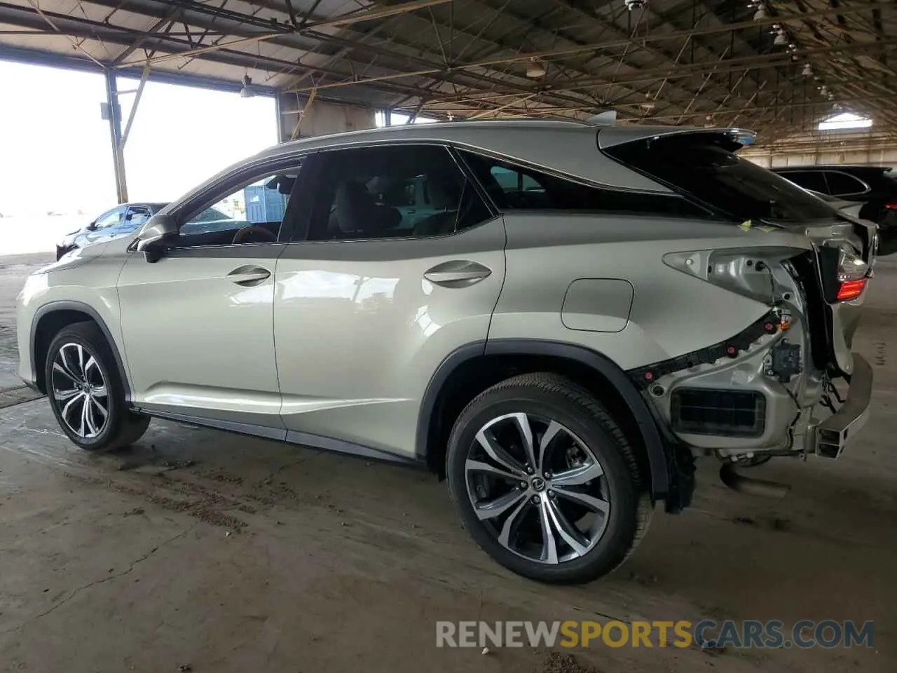 2 Photograph of a damaged car 2T2HZMAA1MC215546 LEXUS RX350 2021