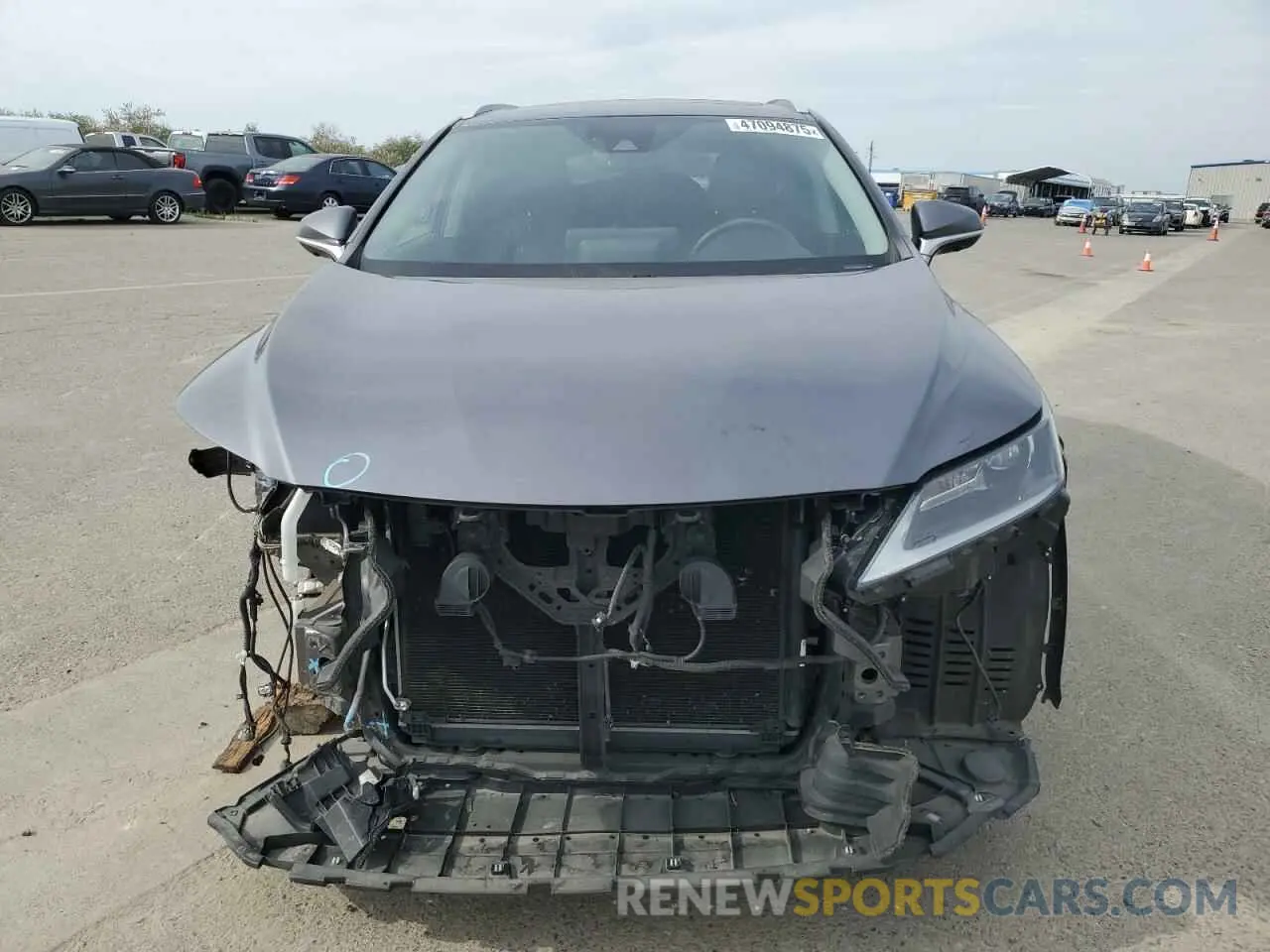 5 Photograph of a damaged car 2T2HZMAA2MC185375 LEXUS RX350 2021