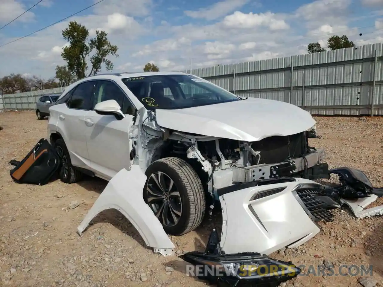 1 Photograph of a damaged car 2T2HZMAA2MC197459 LEXUS RX350 2021