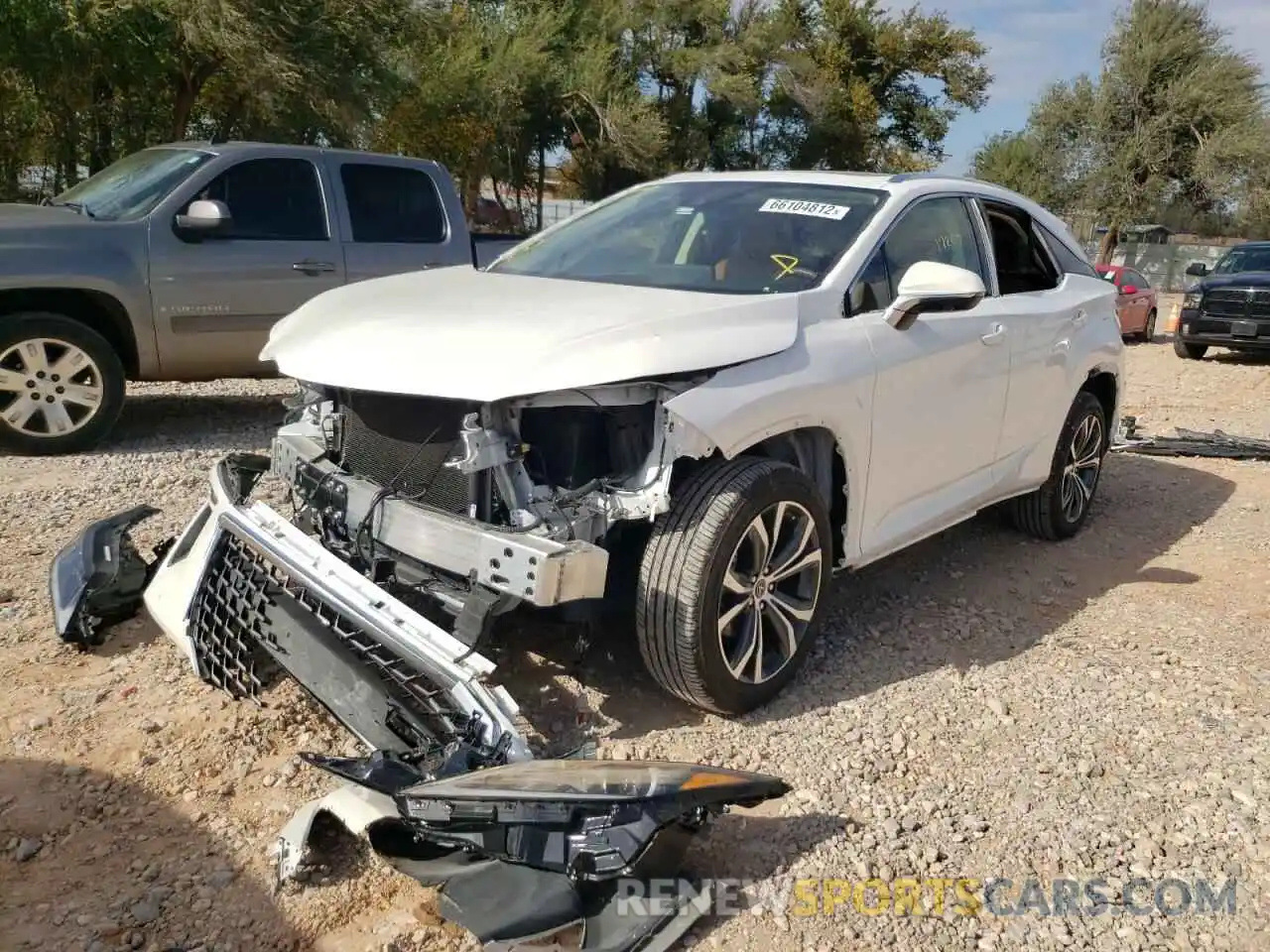 2 Photograph of a damaged car 2T2HZMAA2MC197459 LEXUS RX350 2021