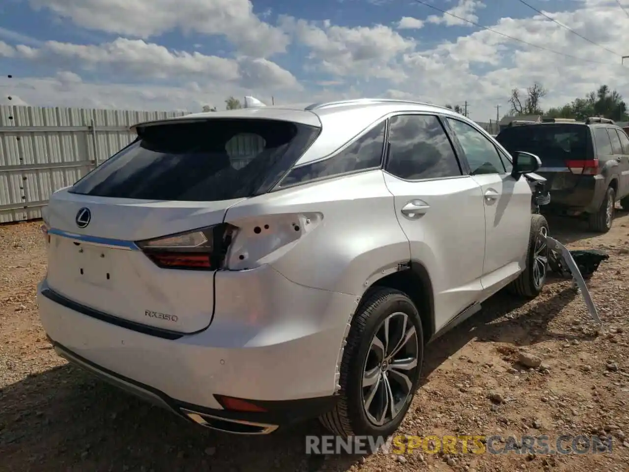 4 Photograph of a damaged car 2T2HZMAA2MC197459 LEXUS RX350 2021