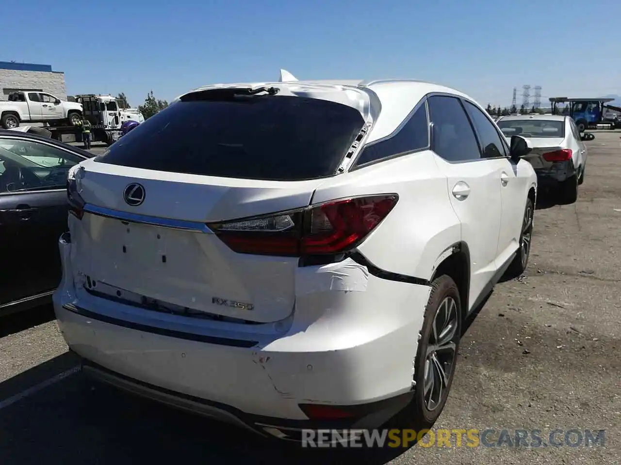 4 Photograph of a damaged car 2T2HZMAA2MC198661 LEXUS RX350 2021