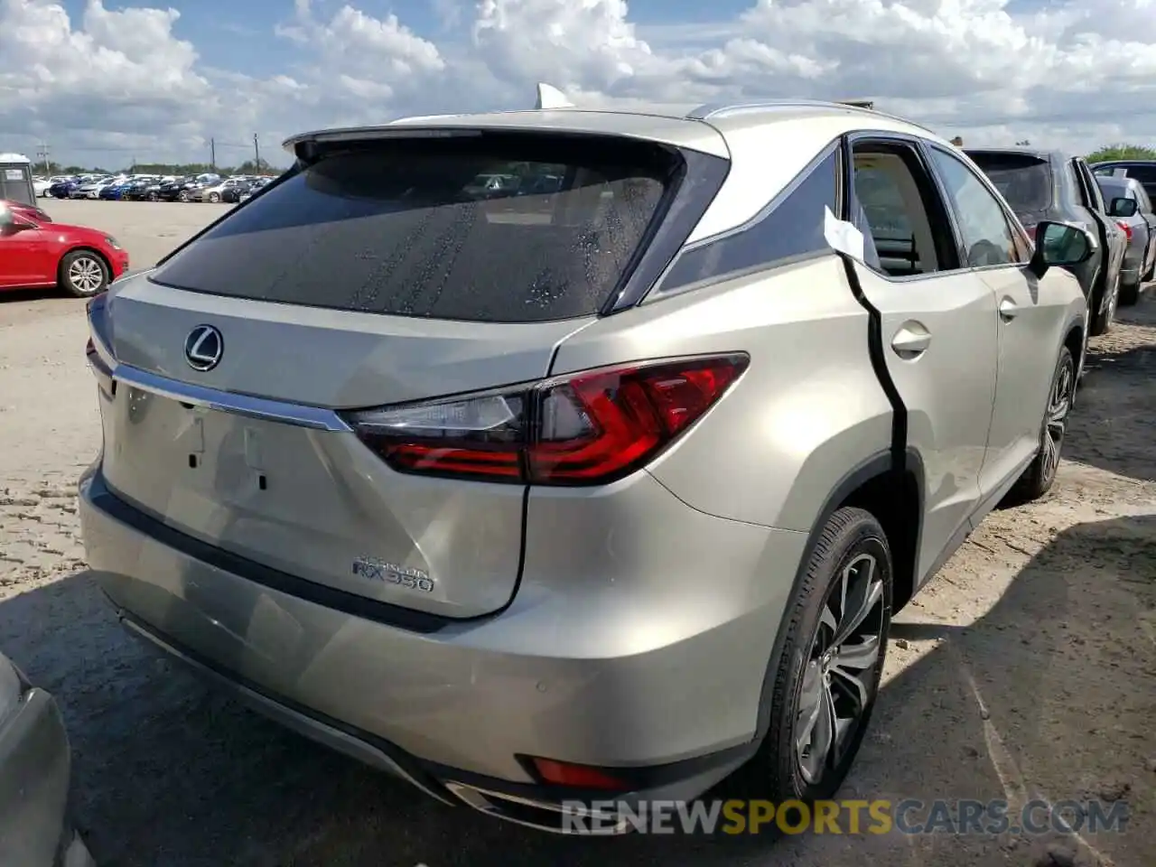 4 Photograph of a damaged car 2T2HZMAA2MC208332 LEXUS RX350 2021