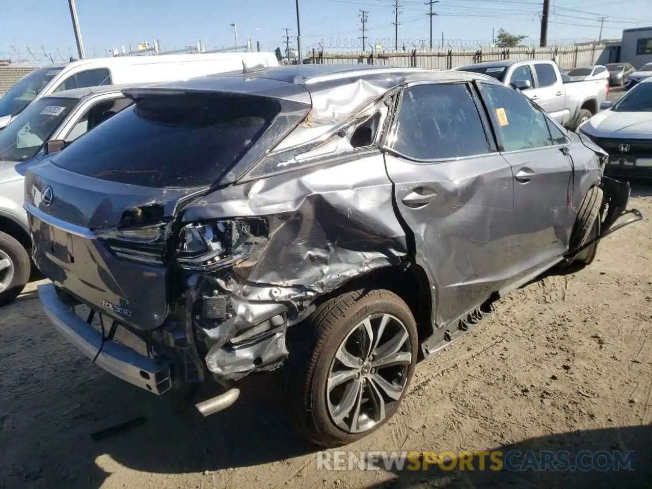 3 Photograph of a damaged car 2T2HZMAA2MC217922 LEXUS RX350 2021