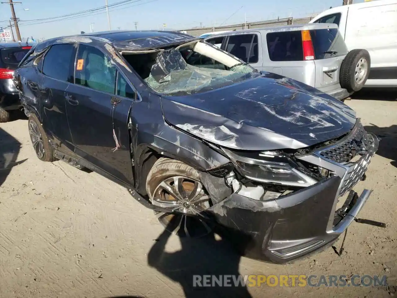 4 Photograph of a damaged car 2T2HZMAA2MC217922 LEXUS RX350 2021