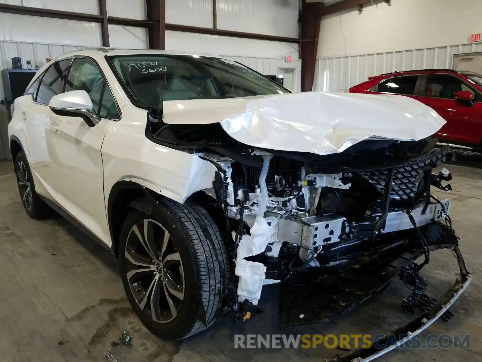 1 Photograph of a damaged car 2T2HZMAA3MC187278 LEXUS RX350 2021