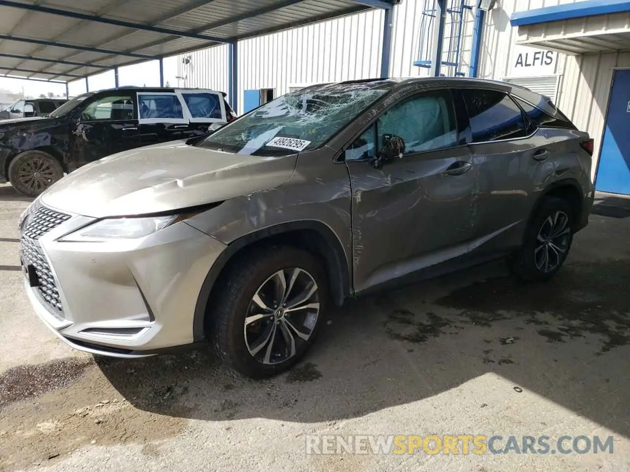 1 Photograph of a damaged car 2T2HZMAA3MC191511 LEXUS RX350 2021