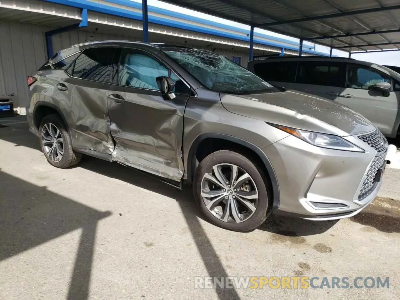 4 Photograph of a damaged car 2T2HZMAA3MC191511 LEXUS RX350 2021