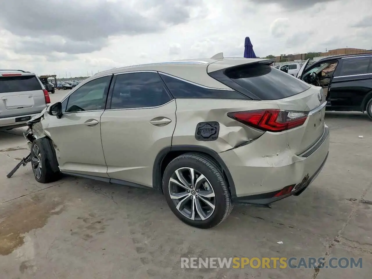 2 Photograph of a damaged car 2T2HZMAA3MC193923 LEXUS RX350 2021