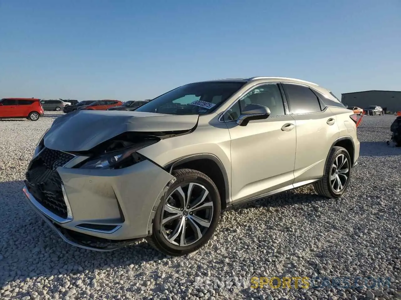 1 Photograph of a damaged car 2T2HZMAA3MC203219 LEXUS RX350 2021