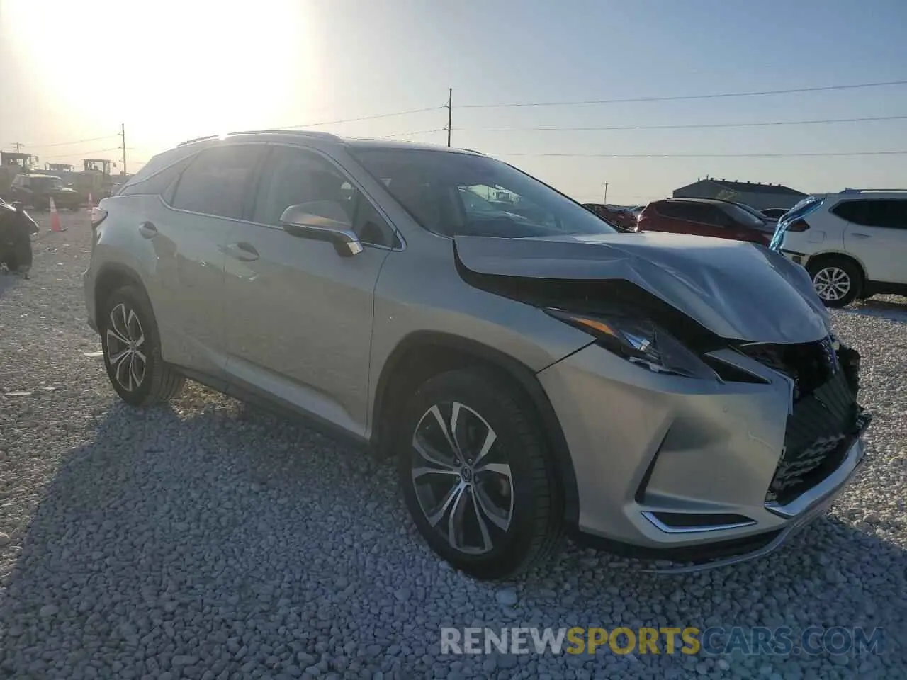 4 Photograph of a damaged car 2T2HZMAA3MC203219 LEXUS RX350 2021
