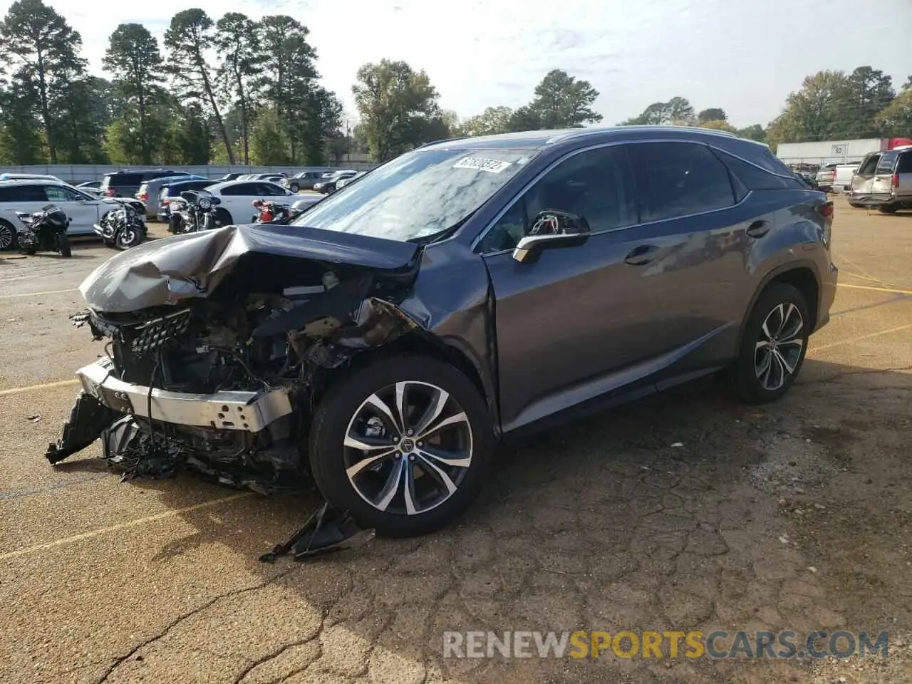 1 Photograph of a damaged car 2T2HZMAA3MC207223 LEXUS RX350 2021