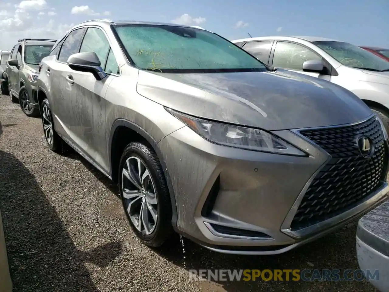 1 Photograph of a damaged car 2T2HZMAA4MC182512 LEXUS RX350 2021