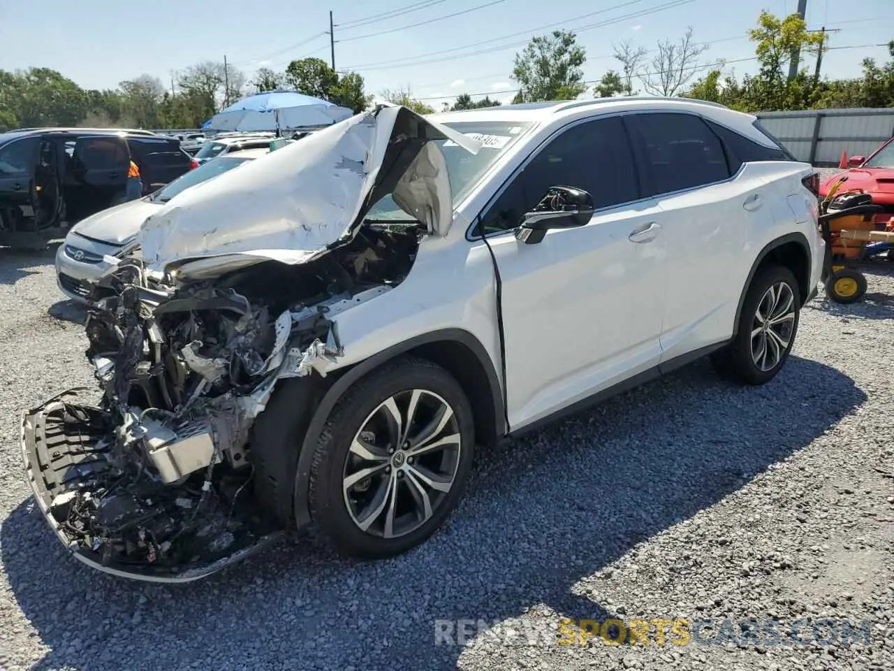 1 Photograph of a damaged car 2T2HZMAA4MC183224 LEXUS RX350 2021