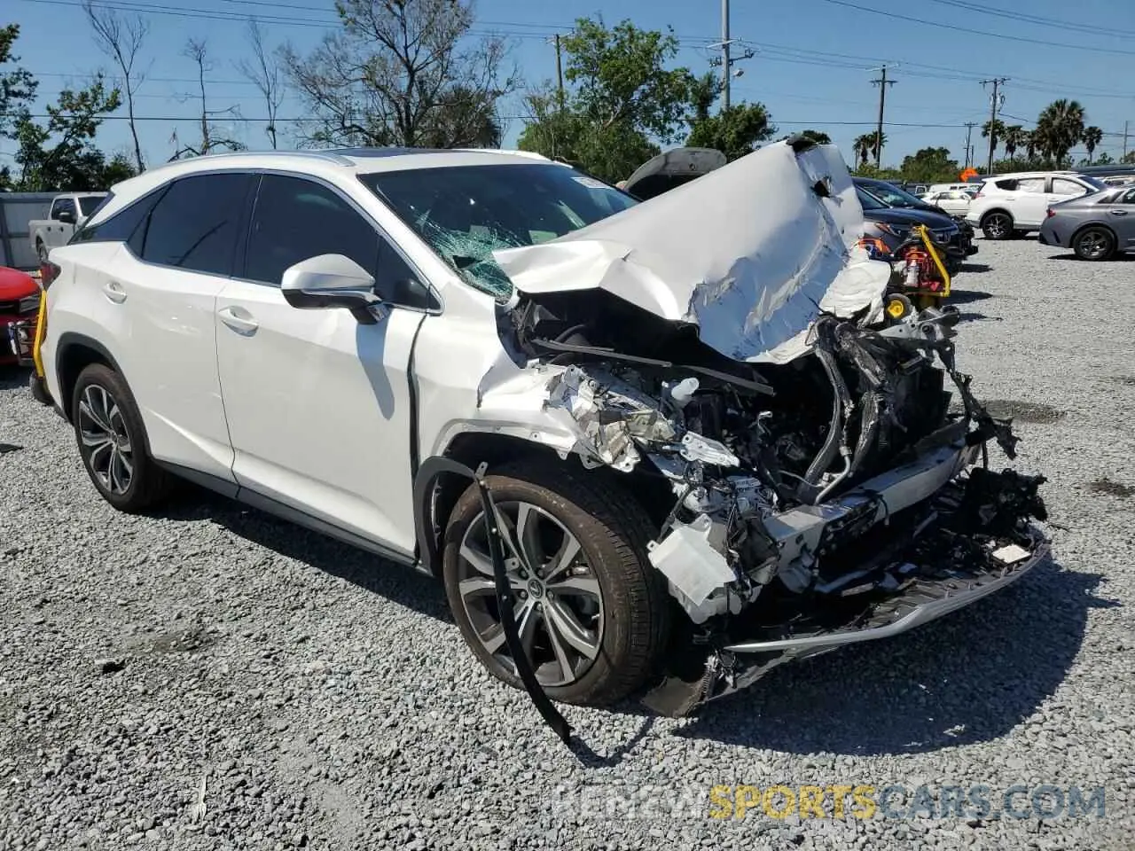 4 Photograph of a damaged car 2T2HZMAA4MC183224 LEXUS RX350 2021