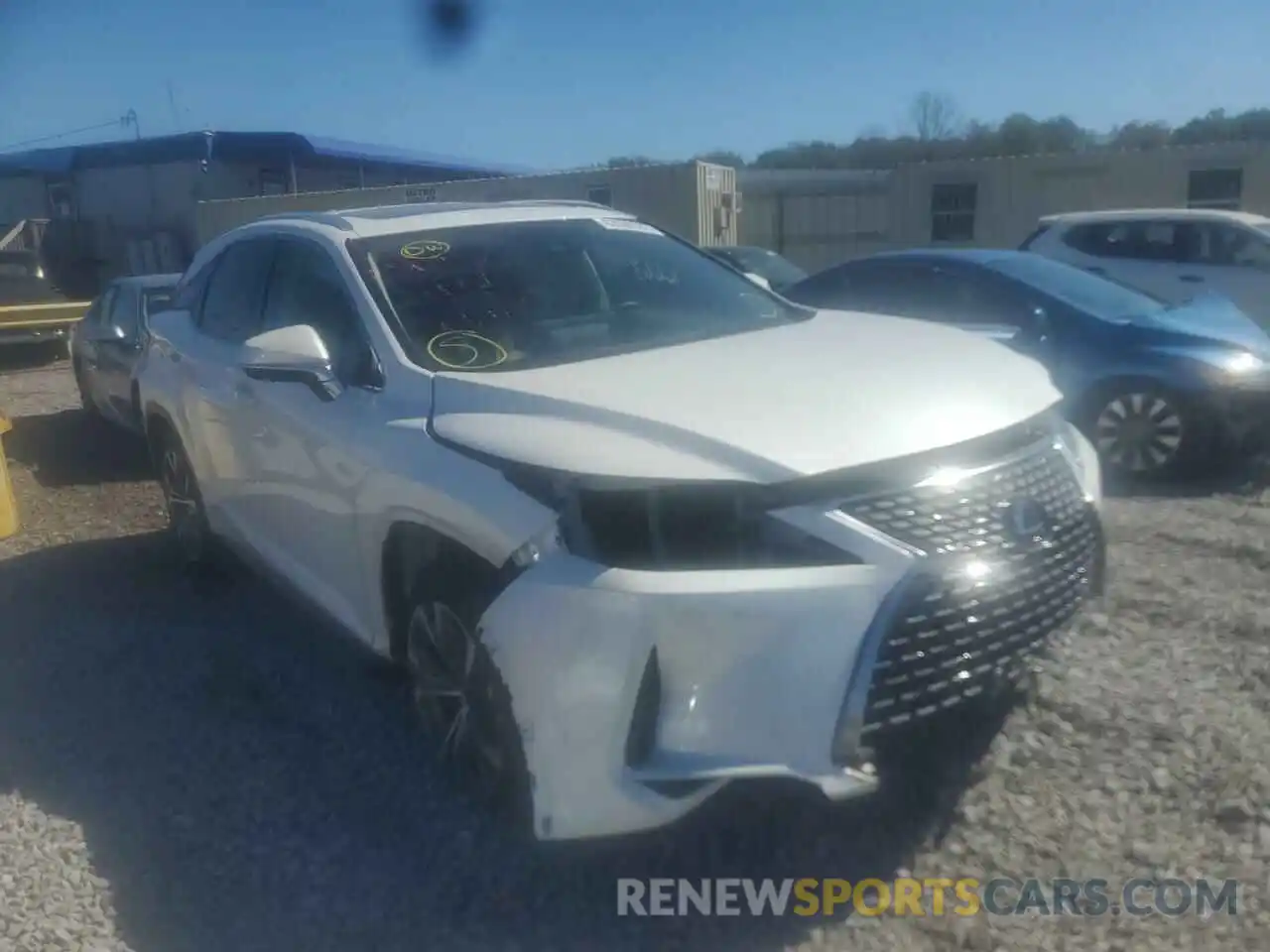 1 Photograph of a damaged car 2T2HZMAA4MC198516 LEXUS RX350 2021