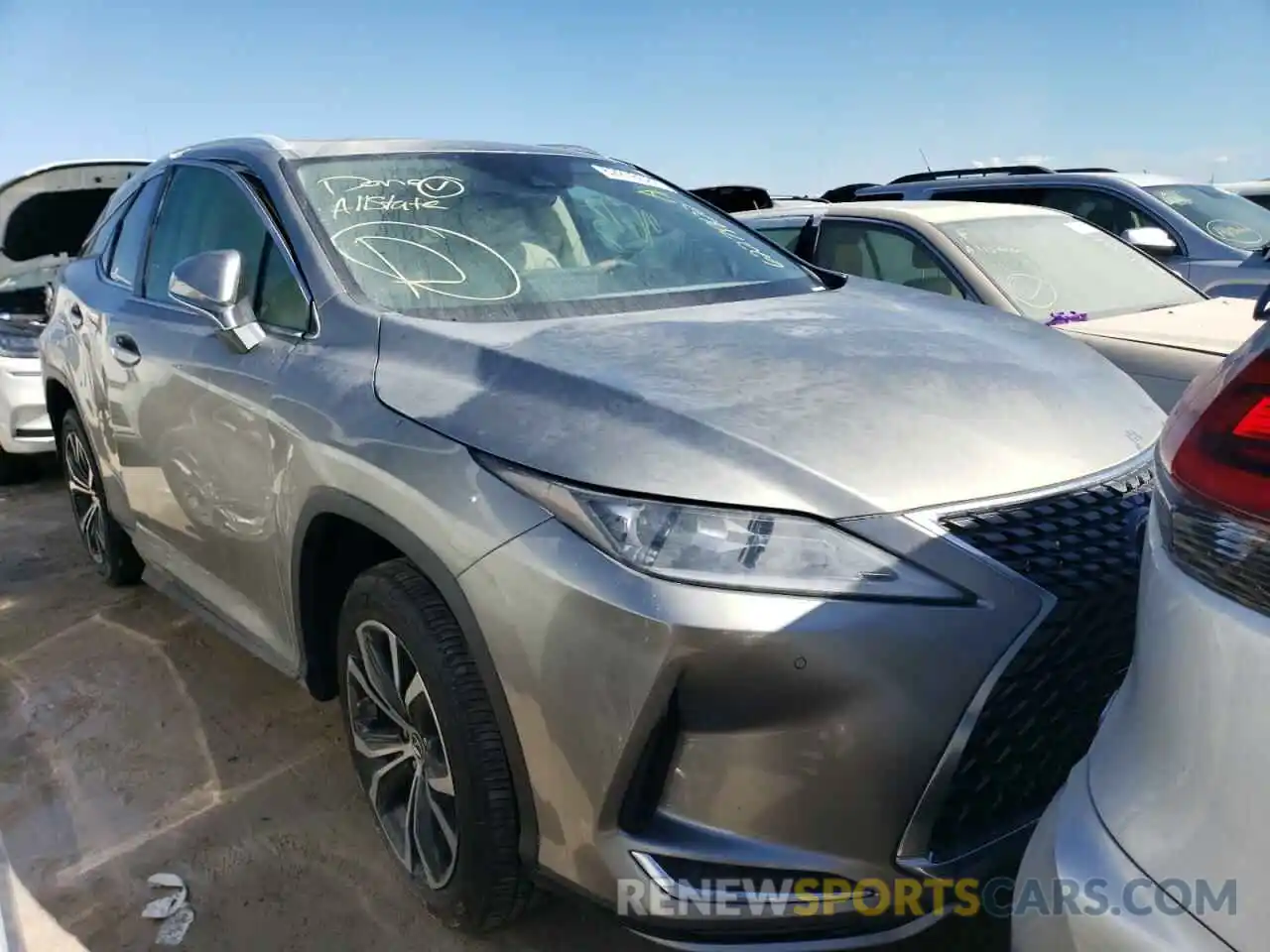 1 Photograph of a damaged car 2T2HZMAA4MC212642 LEXUS RX350 2021