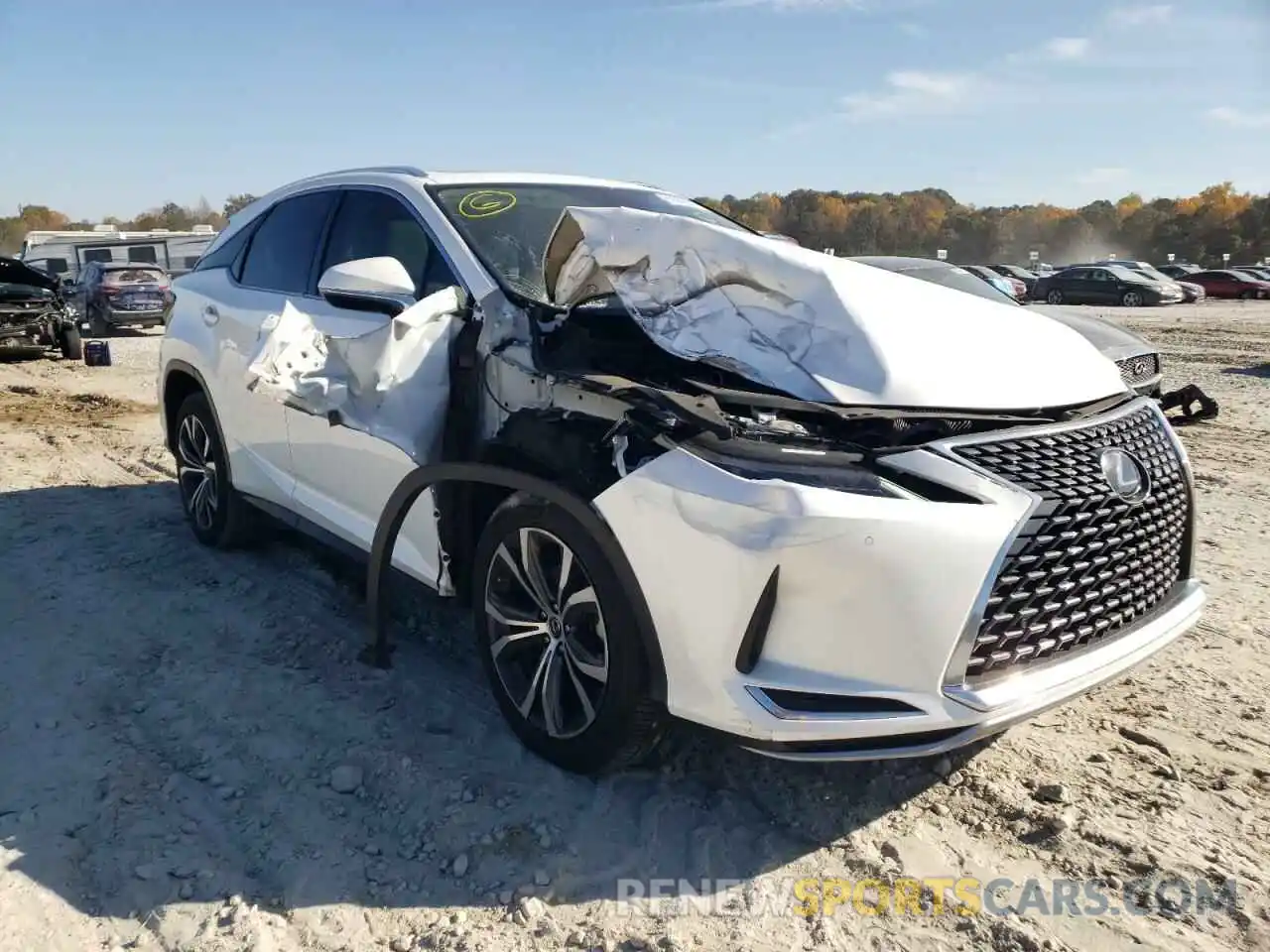 1 Photograph of a damaged car 2T2HZMAA5MC182468 LEXUS RX350 2021