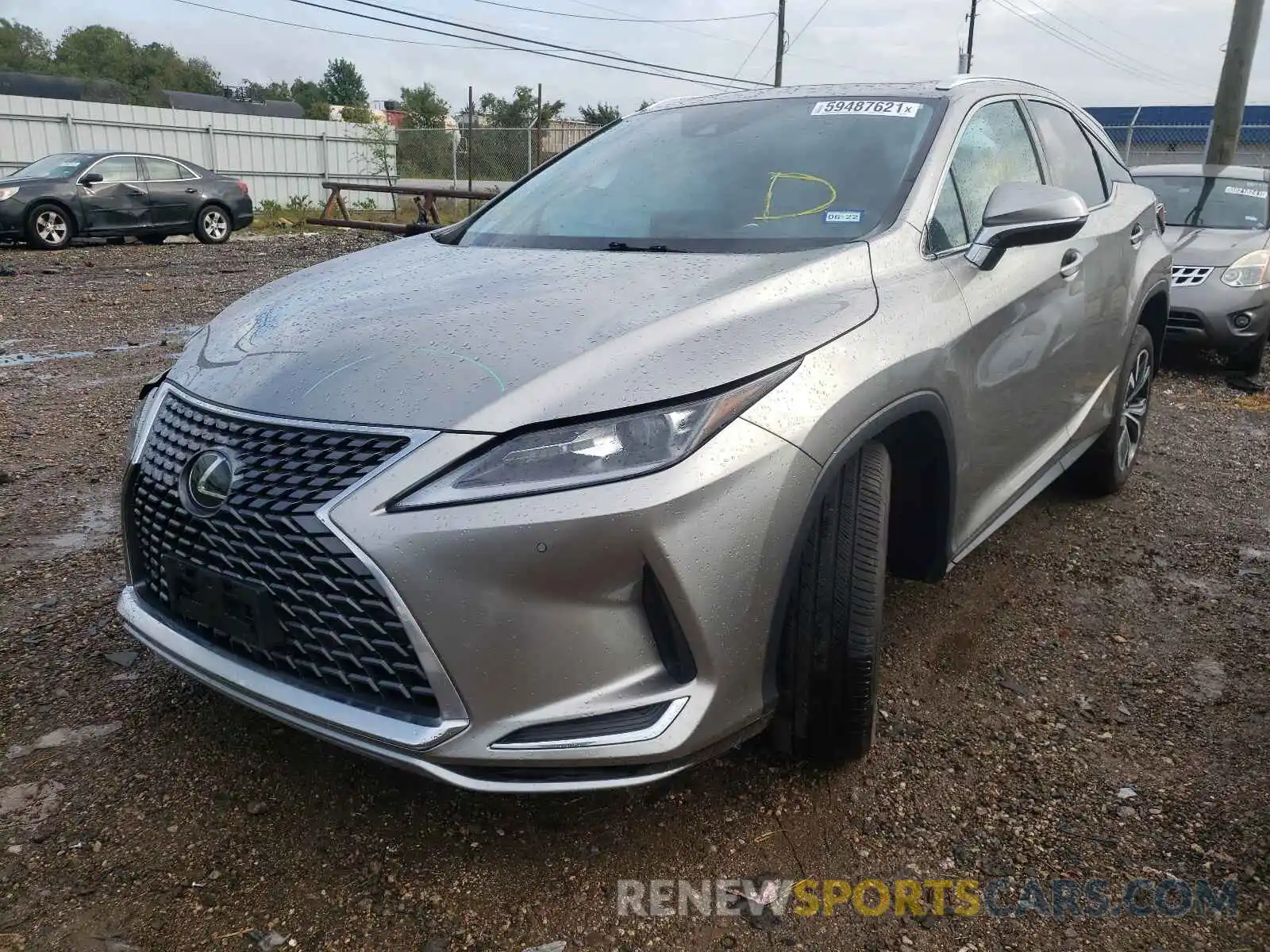 2 Photograph of a damaged car 2T2HZMAA5MC184916 LEXUS RX350 2021