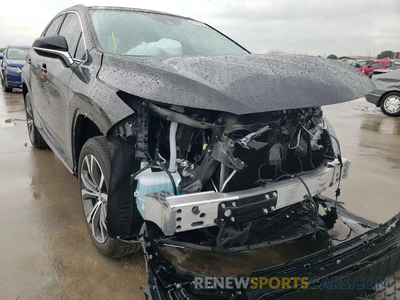 1 Photograph of a damaged car 2T2HZMAA5MC187881 LEXUS RX350 2021